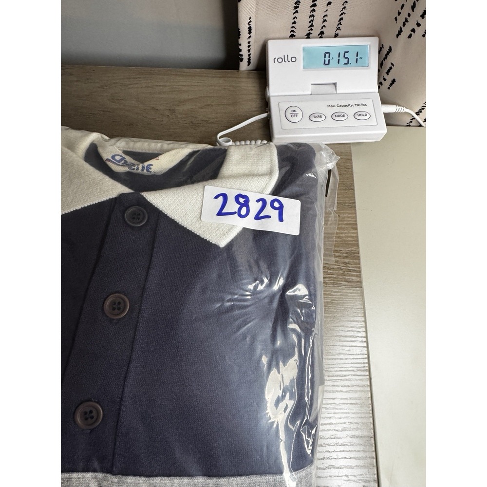 Vintage Chalk Line Dallas Cowboys NFL Tailgate Club Rugby Pullover XL‎ 90s Retro - Picture 9 of 9
